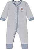 Schiesser Baby-Jungen Strampler mit variablen Bein-und Armabschlüssen Kleinkind-Schlafanzüge, grau, 80
