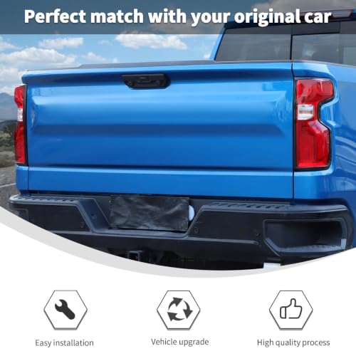 Linskip Tail Light Frame Trim Compatible with 2019 2020 2021 2022 2023 2024 2025 2026 Chevrolet Silverado, Rear Taillight Bezel Decor Cover, Exterior Accessories Black by Linskip - Used condition - Image 6