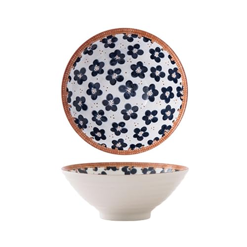 Cuencos for sopa de fideos, cuencos for ramen, juego de cuencos for ramen japoneses, cuenco for ramen de porcelana de 8 pulgadas, cuenco for sopa de cerámica con cuchara y palillos, cuenco for ensalad