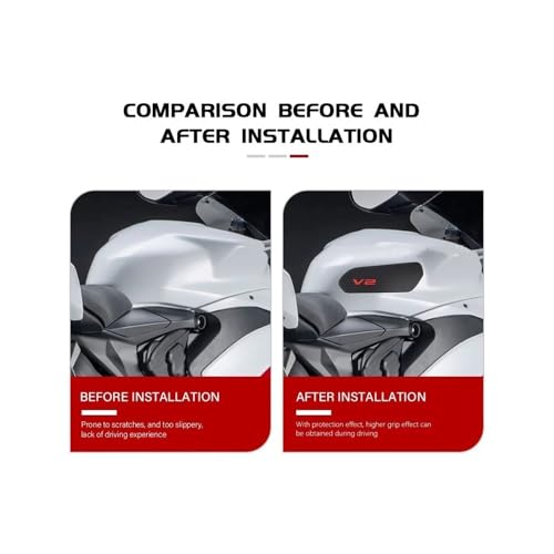 Motorcycle side fuel tank pad protector stickers Panigale V2 2020 - 3