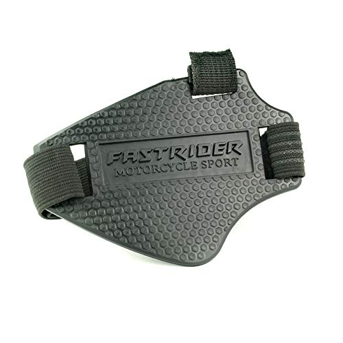 FitTurn Motorcycle Motorbike Shift Pad Riding Shoe Boot Cover Protective Gear, Guard Shifter Accessories for Shoes Motorcycle Antiskid Boots Protector (Black)