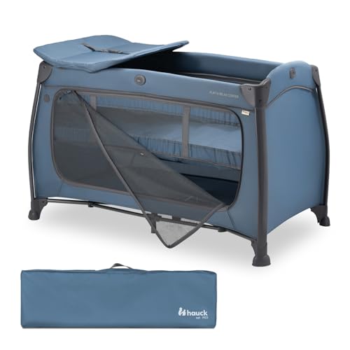 Hauck Play N Relax Center, Dark Blue - Baby & Kinderreisebett ab Geburt bis...