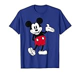 mickey mouse t shirt damen pailletten 19DNMC00052A Disney Mickey Mouse Candid Portrait Graphic T-Shirt