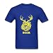 Mac's BEER = Bear + Deer T-Shirt (Medium/Navy)