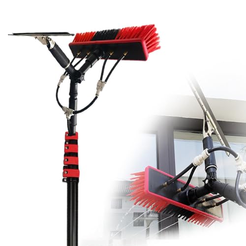 Kit de nettoyage de vitres télescopique pour laver les vitres hautes de la maison