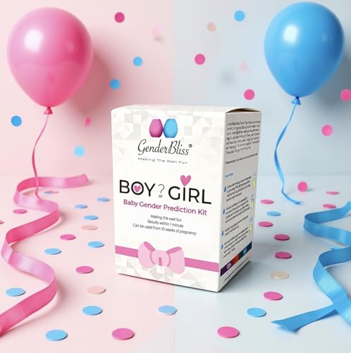 GenderBliss® Early Gender Prediction Test Kit - Early Pregnancy Boy or Girl Gender Reveal Home Test - Non-invasive Safe for Mother and Baby. Find Out Your Babies Gender as Early as 10 Weeks!