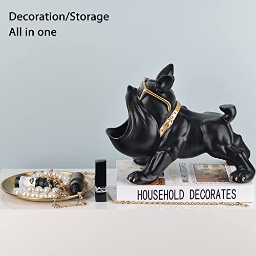 LCCCK French Bulldog Butler Statue with Storage Tray #TOP23