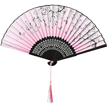 Fans for Line Dancing Folding Fan Boots on The Ground Hand Fan Folding Hand Fans Chinese Hand Fan Foldable Line Dance Clap Fans for Wedding Party Dance Home Decorations Gift