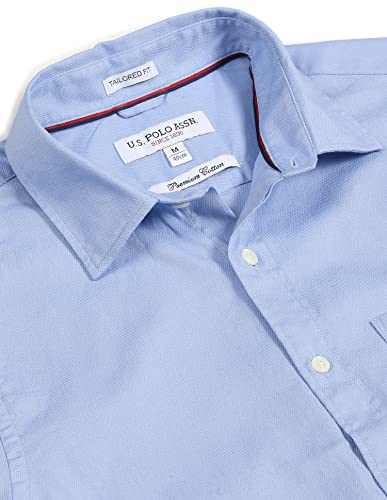 Image of U.S. Polo ASSN. Men's Cotton Slim Fit Shirt