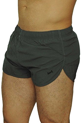 VBRANDED Men's American Flag Side Split Running Shorts with Mesh Linen 