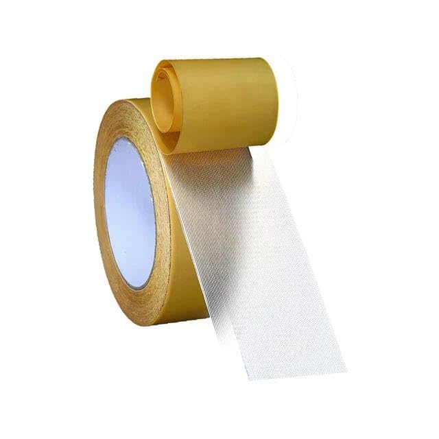 Double Sided Carpet Tape, Versatile Clear Double Sided Heavy Duty Fabric Cloth Tape, No Glue Slag High Tack, For Fixing Carpets, Arts & Crafts, Woodworking, 1" x 33FT (10 m)