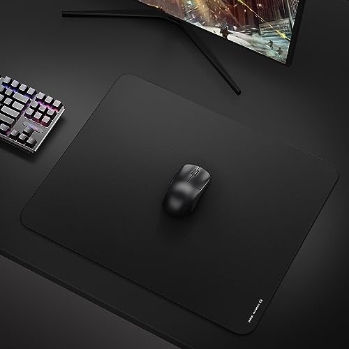Image of Pulsar Gaming Gears Esports Gaming Mouse Pad XL Size ParaBrake V2 Medium Friction Soft Anti-Slip 19.3 x 16.5 inches (49 x 42 cm) Domestic Authentic (XL, Black)