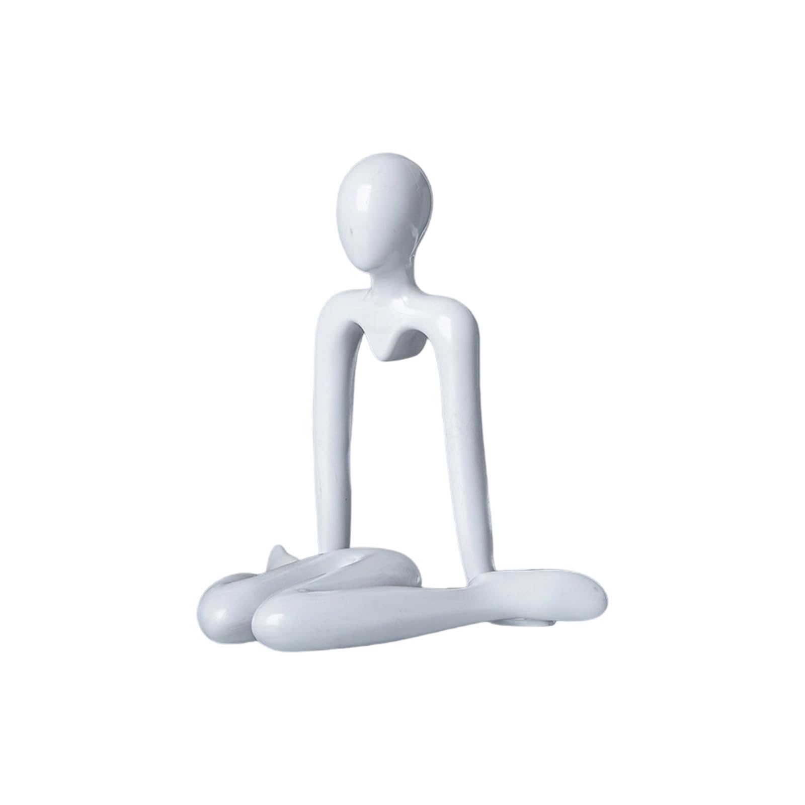 Lerpwige Handcraft Abstract Thinking Figurine Miniature Sculpture Ornament for Modern Homes Office Shelves Decors Gift Desktop Art
