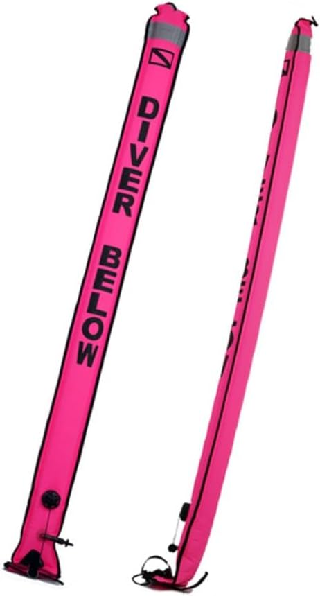 Buoy Colorful Visibility SMB 1.2m Safety Inflatable Scuba Diving Surface for Enhanced Visibility and Easy Identification in Diving Activities