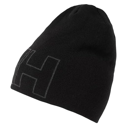 Helly Hansen Outline Beanie Unisex, Accesorio práctico para el Invierno, para Actividades al Aire Libre y la Vida Urbana, Hombre, Negro, STD