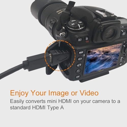 AYMBH Mini HDMI to HDMI Adapter, Gold-Plated Male to Female Converter for Raspberry Pi, DSLR, HDTVs, Camera, Camcorder, Tablet, 8K UHD, Video Card Compatibility Supports HDMI 1.0 & 2.0 & 2.1 Standards - Image 8