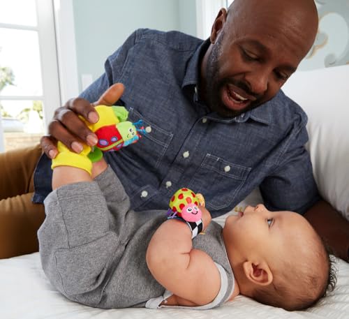 Lamaze Gardenbug hochet de poignet bébé pour accompagner ses premiers sourires - 6