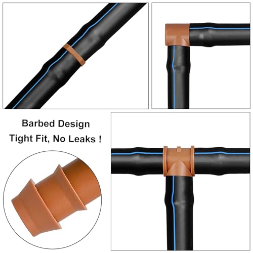 image for Arfun 28P Drip Irrigation Fittings Kit (17mm) for 1/2