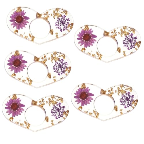 Porte page résine aux fleurs séchées pour s'évader en lisant au lit