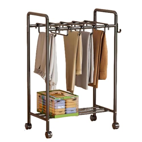 Portant de rangement mobile pour chambre moderne et dressing ordonné - 2