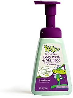 Body Wash for Kids by Kandoo, Brightfoam Moisturizing Colored Soap with Vitamin E