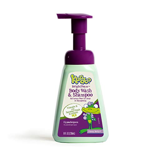 Body Wash for Kids by Kandoo, Brightfoam Moisturizing Colored Soap with Vitamin E