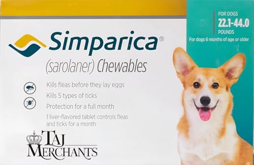 Image of (OG) TM Presents SIMPAR I CA Chewable Tablets for Dogs of (10-20 kg)|| (1 Tablet)