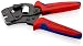 KNIPEX 97 53 09 Alicate autoajustable para entallar punteras de acceso frontal...