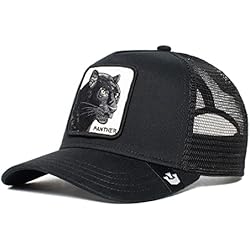 Ventilador Granja Goorin Bros The Panther Black A-Frame Adjustable Trucker Cap - One-Size