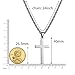 RS Silver Cross Necklace for Men Boys Stainless Steel Pendant Chain Religious Christian Baptism Catholic Confirmation Gifts Jewelry Teen Teenage Son Him