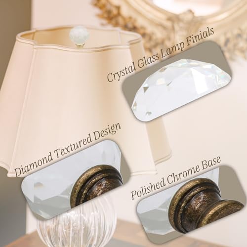 Biaungdo QY20240326-0402 2 Pack Crystal Lamp Finial thumb #2