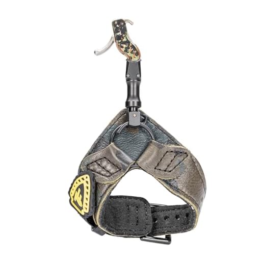 TruFire Hardcore Buckle Foldback Adjustable Archery Compound Bow Release - Camo Wrist Strap with Foldback Design