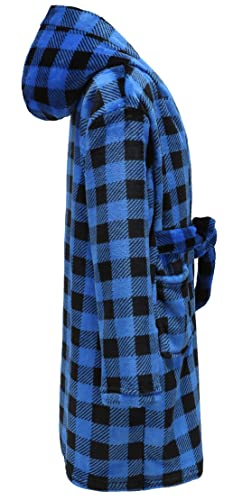 Image of Girls Fleece Hooded Robes Kids Warm Bath Robe for Girls Soft Fuzzy Bathrobe