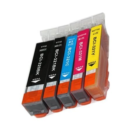 Amazon Mp560 インク キャノン プリンター Pixus i 321 i 3 5色セット Canon 互換インクカートリッジ ピクサス マル得広場 インクカートリッジ 通販