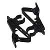 BQLZR Black Metal 6mm EY-J02A Microphone Lapel Clip For Wireless Microphone System Pack of 5 #1