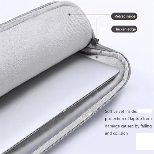 Funda para ordenador portátil con acolchado grueso contra impactos 5