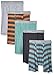 Fruit of the Loom Men's No Ride Up Boxer Brief, Solids and Stripes (5-Pack), Medium