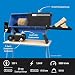 Güde Holzspalter GHS 370/4TE (1500 W/230 V, Hydrauliksystem, Spaltdruck 4 t, Spaltgutlänge 370 mm, Spaltgut-Ø 250 mm, 2-Hand-Sicherheitsbedienung, Transporträder, Test SEHR GUT)