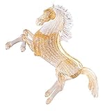 YourMurano, Escultura de caballo de cristal de Murano, estatua de oro para decoración del hogar, gran figura de caballo, marca de origen, Donerail
