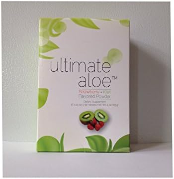 Ultimate Aloe Powder - Strawberry Kiwi Flavor Single Box (16 Servings)