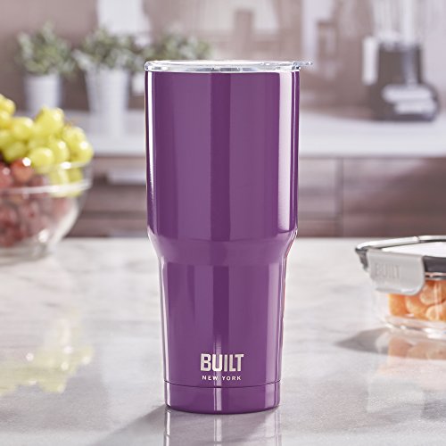 Built 30 Ounce Double Walled Stainless Steel Tumbler Purple 5193237 #TOP5