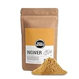 Spicy Welt Ingwer Pulver (1kg) – Ingwer Gemahlen | Für Tee, Curry, Goldene Milch & Weihnachtsgebäck | Zitronig-Scharf & Wärmend | 100% Naturrein, Ohne Zusatzstoffe