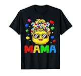 Family Mama Master Builder Building Bricks Blocks MothersDay T-Shirt