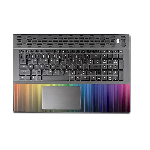 Image of MightySkins Skin Compatible with Alienware M18 R1 (2023) Full Wrap Kit - Rainbow Streaks | Protective, Durable, and Unique Vinyl Decal wrap Cover | Easy to Apply & Change Styles | Made in The USA