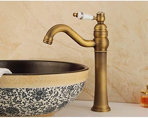 Robinet de lavabo en laiton mitigeur de salle de bain à flux cascade moderne
