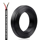 16 Gauge 2 Conductor Electrical Wire 16AWG Electrical Wire Stranded PVC Cord Oxygen-Free Copper Cabl