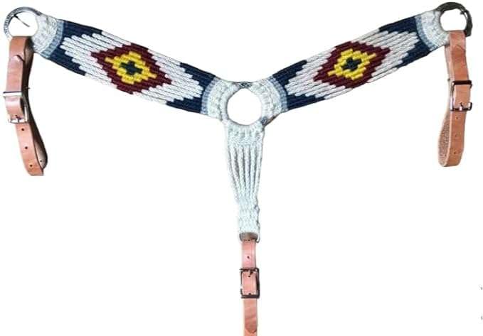 Cheval's International Wool Mohair Breast Collars: Premium Quality Horse Riding Equipment and Stylish Collar Accessories(Multi2)