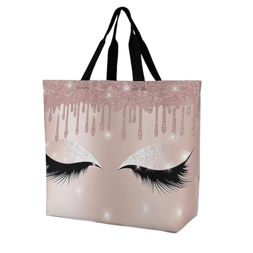 Sac de courses léger rose doré pour ne plus manquer de place pendant vos achats