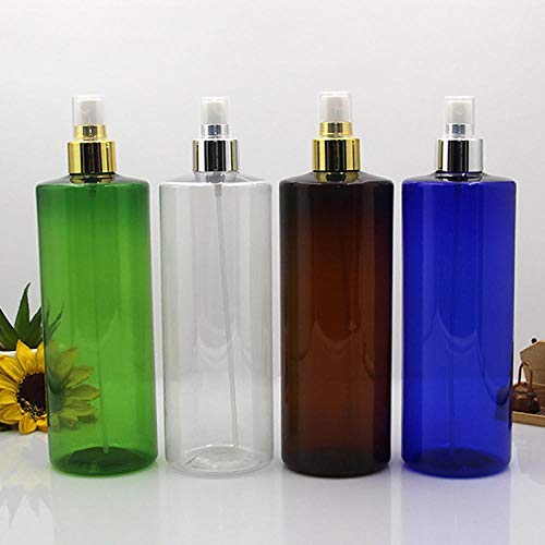 Preisvergleich Produktbild Nachfüllbare Druckpumpe Feinnebelsprühflasche 500 ml Parfüm-Nachfüllsprühflasche für Küche, Reisebad und Reinigung, 3 Packungen-Braun