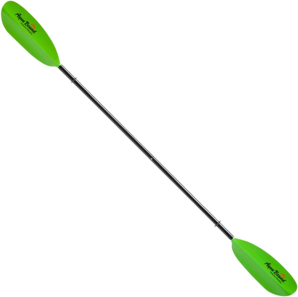 AQUA BOUND Sting Ray Fiberglass Kayak Paddle - Fiberglass Shaft/Composite Blade 717320402345